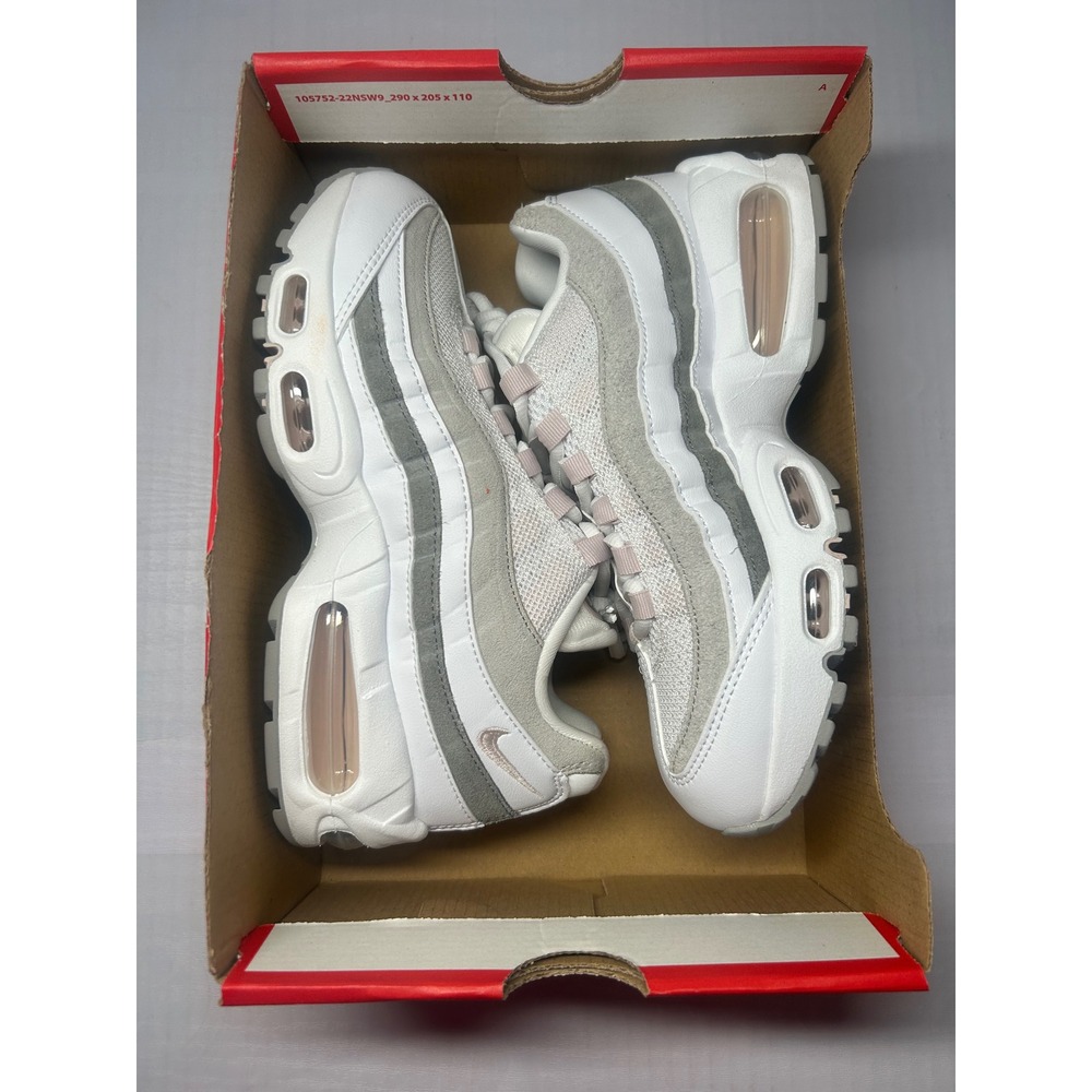 Nike Air Max 95 Big Bubble White Pearl Size 7W‎ IB6396 102 New/No Lid